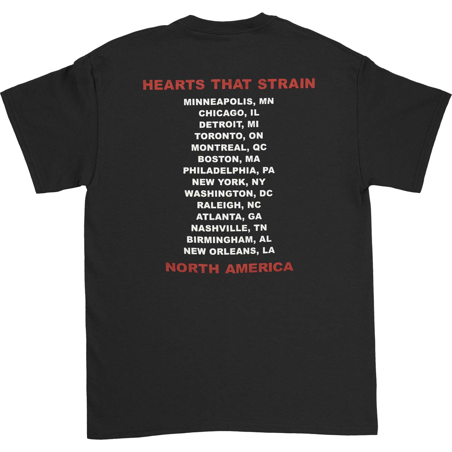 Jake Bugg T-shirt Back