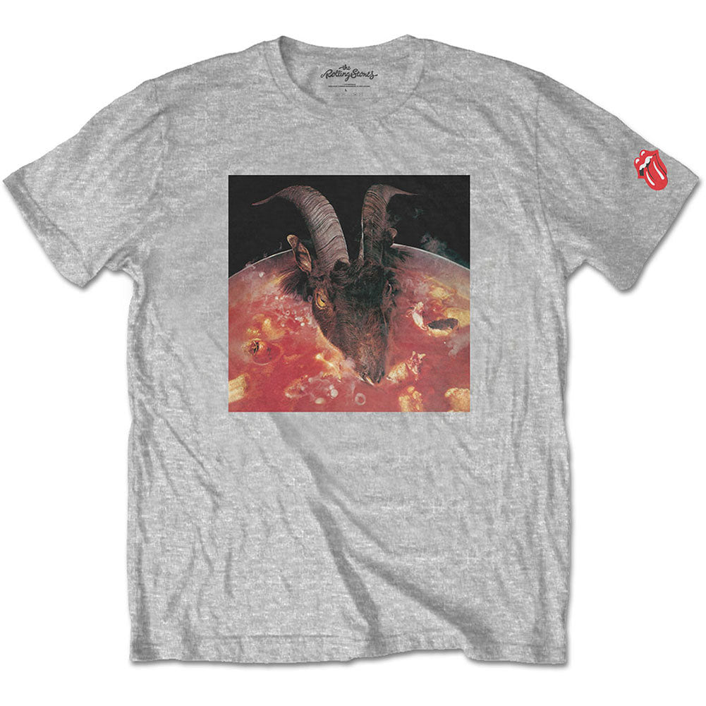 Rolling Stones Goats Head Soup (Sleeve Print) Slim Fit T-shirt Front