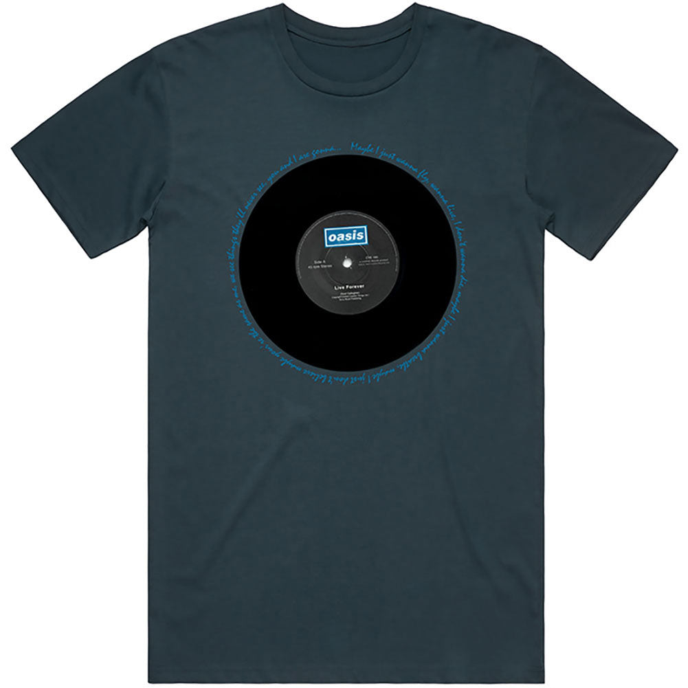 Oasis Live Forever Single Slim Fit T-shirt Front