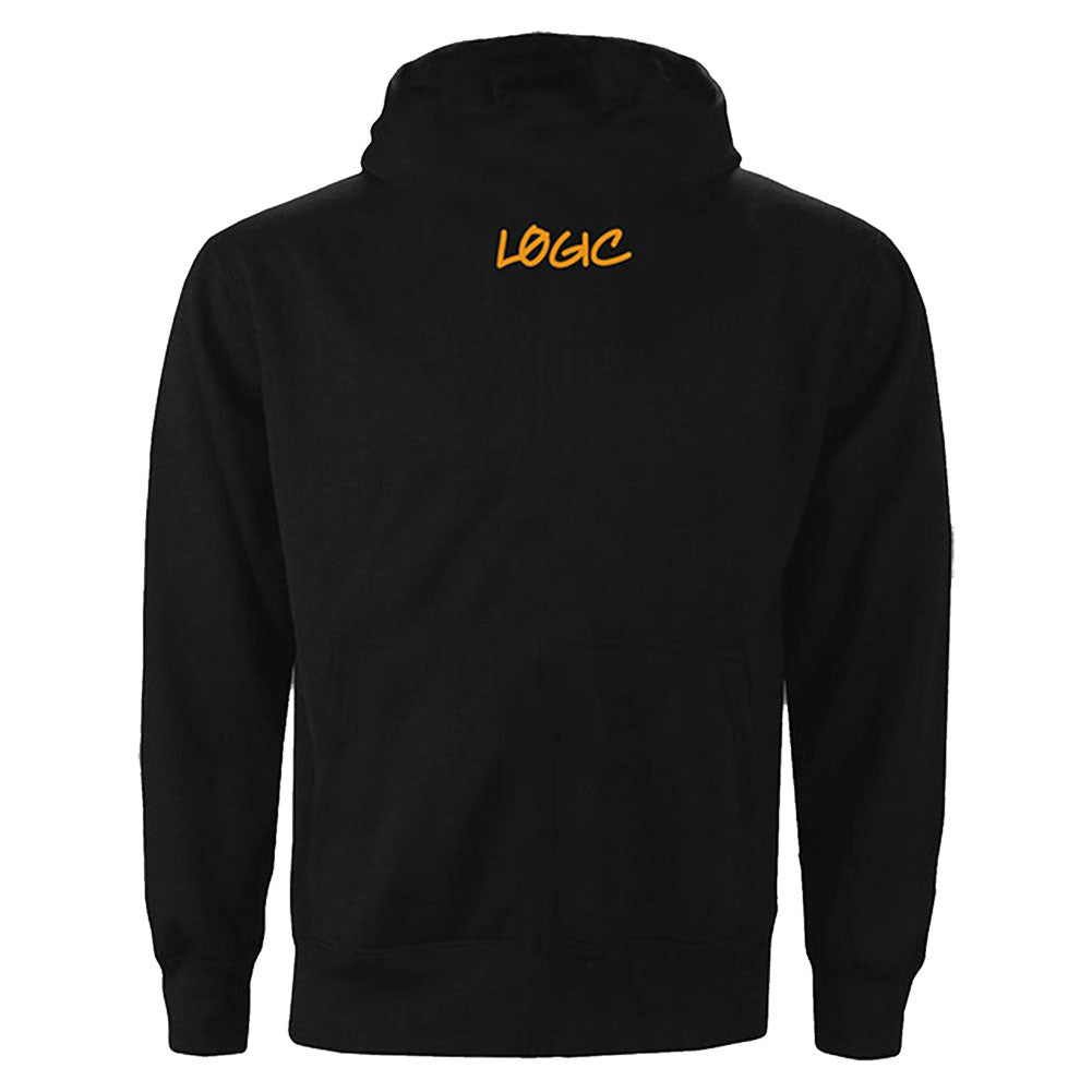 Logic No Pressure Gradient (Back Print) Hooded Sweatshirt Back