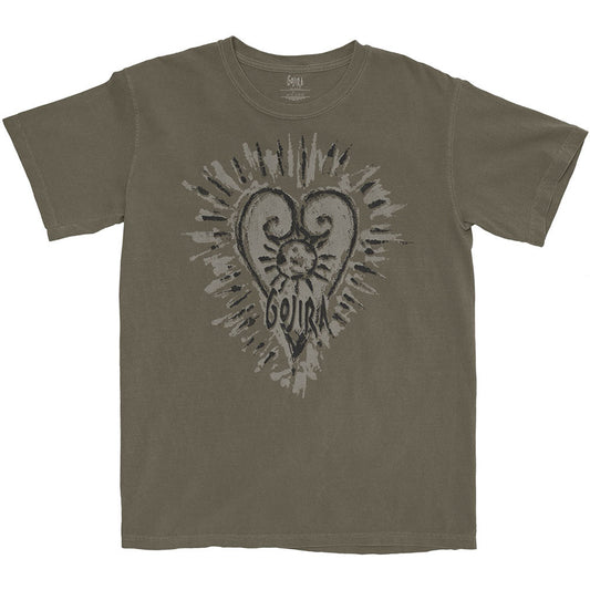 Gojira Fortitude Heart Slim Fit T-shirt Front