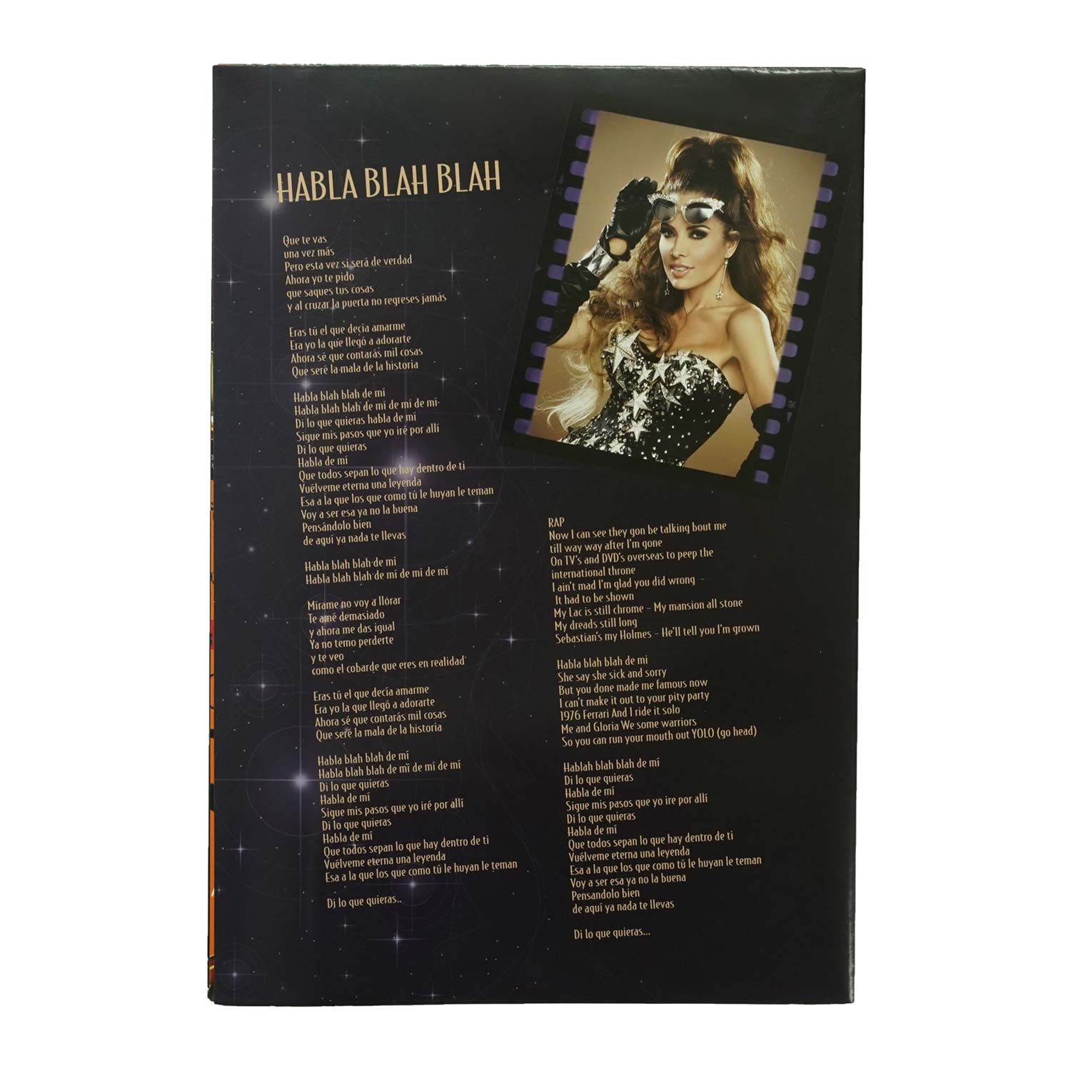 Gloria Trevi Tour Book Back