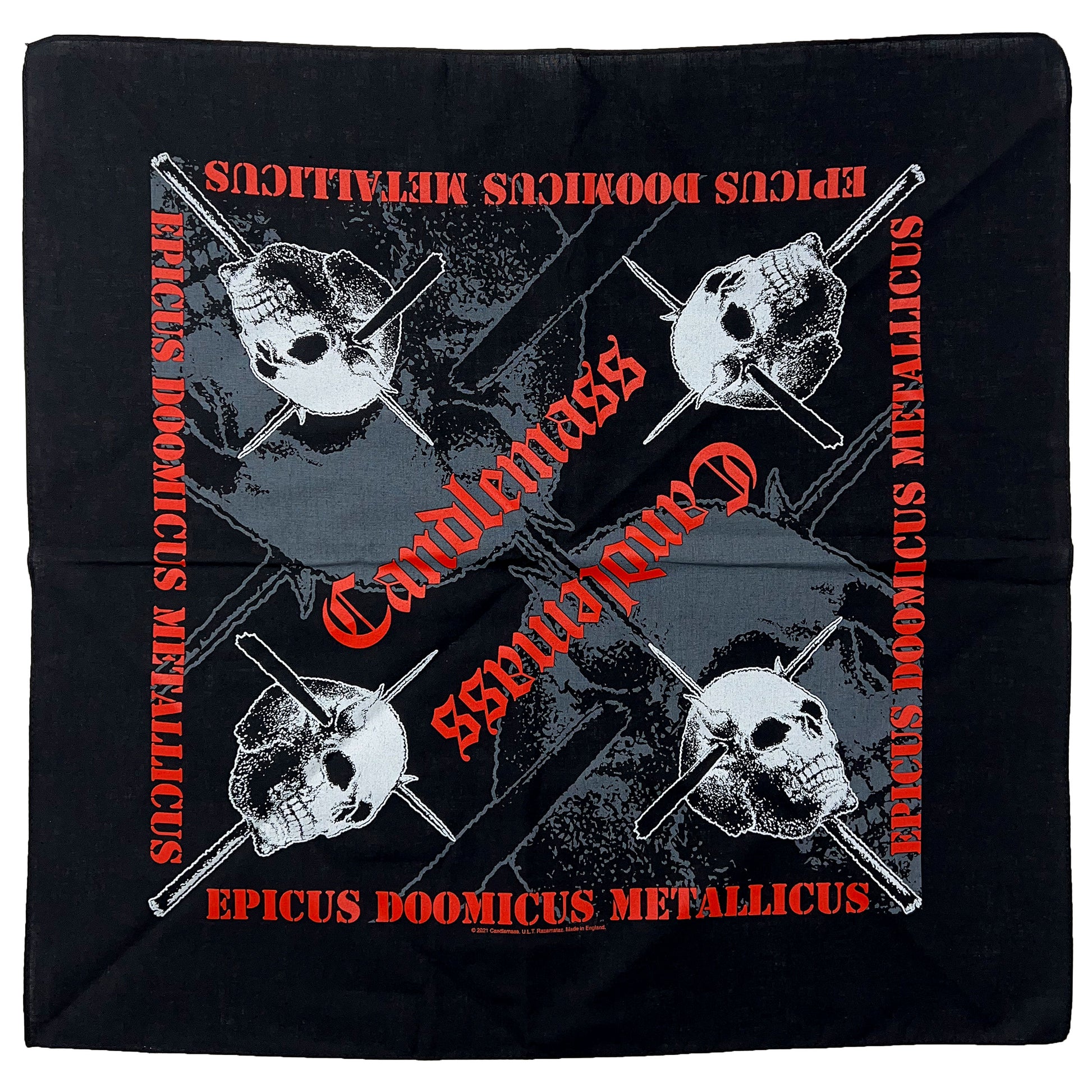 Candlemass Epicus Doomicus Metallicus Bandana Front