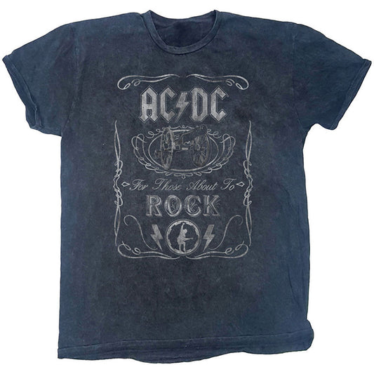 AC/DC Cannon Swig (Dip-Dye) Tie Dye T-shirt Front
