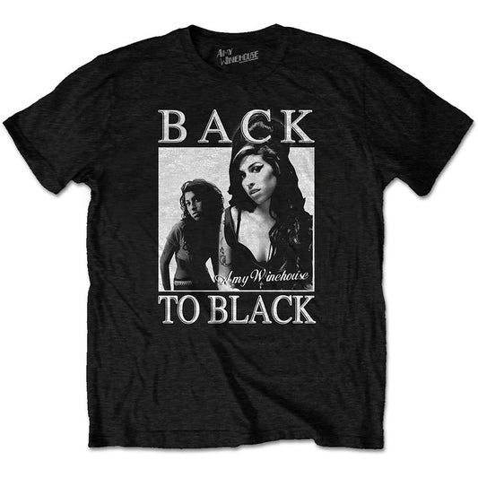 Amy Winehouse Back to Black Slim Fit T-shirt Front