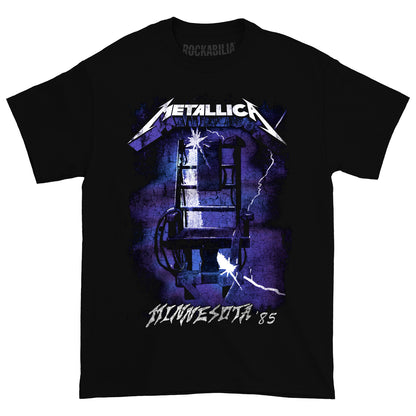 Metallica Minnesota 85 Black Tee T-shirt Front