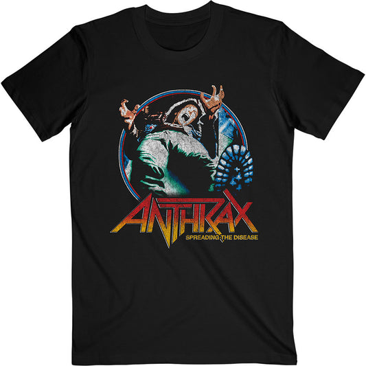 Anthrax Spreading Vignette Slim Fit T-shirt Front