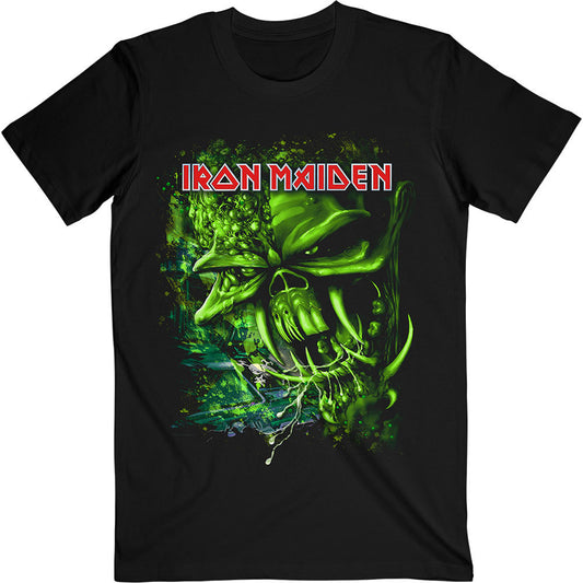 Iron Maiden Final Frontier Green Slim Fit T-shirt Front