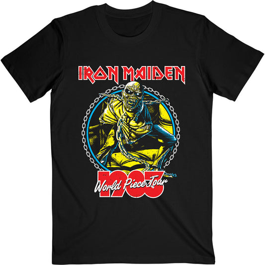 Iron Maiden World Piece Tour '83 V.2. Slim Fit T-shirt Front