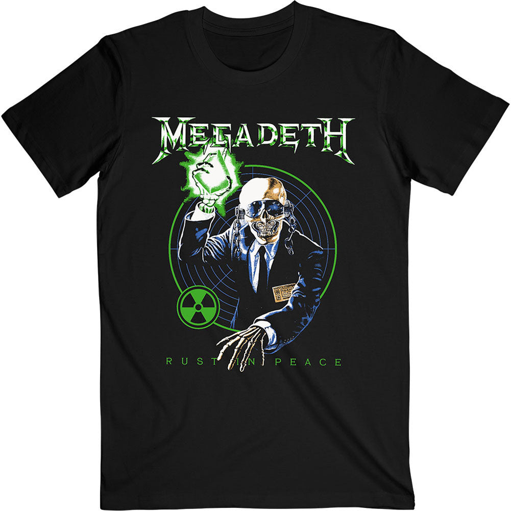Megadeth Vic Target RIP Anniversary Slim Fit T-shirt Front