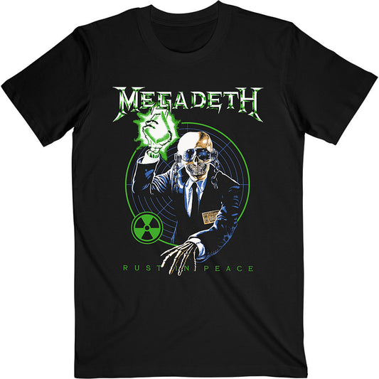 Megadeth Vic Target RIP Anniversary Slim Fit T-shirt Front