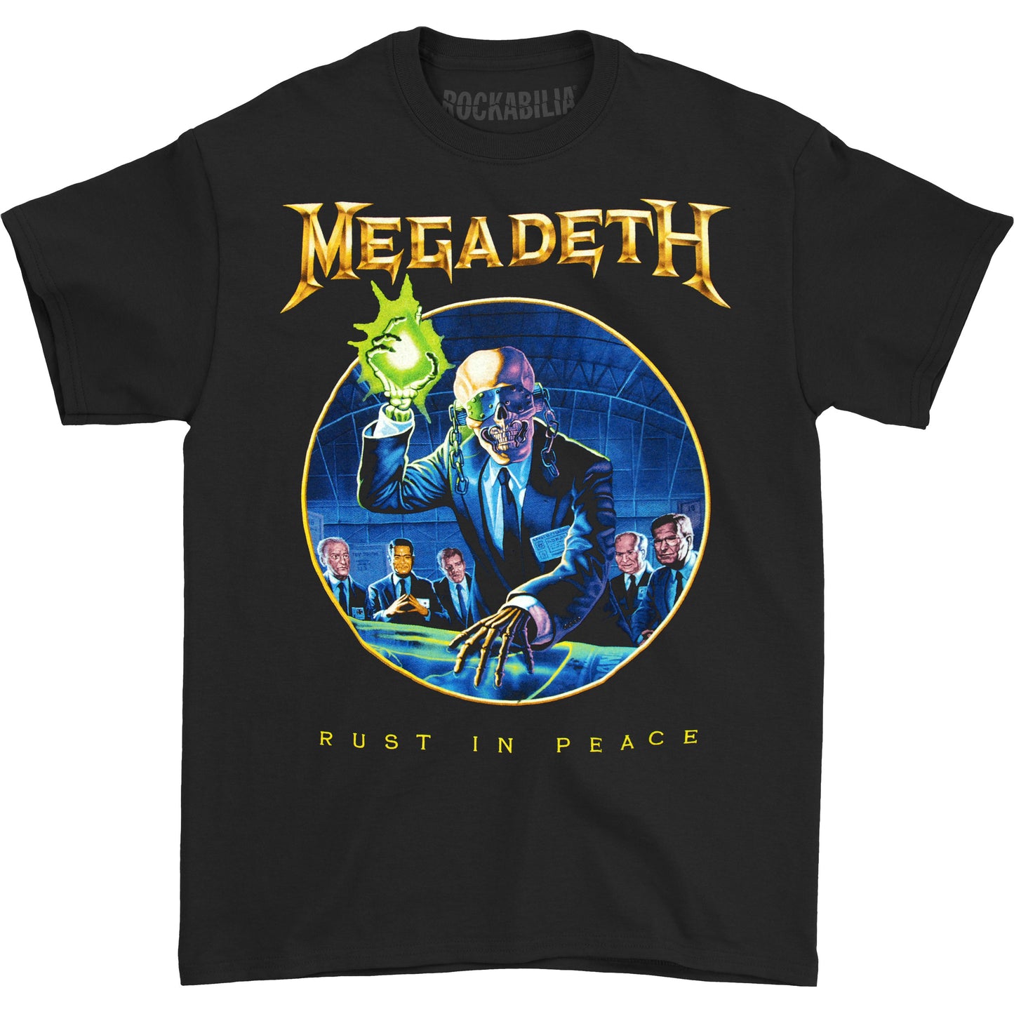 Megadeth RIP Anniversary Slim Fit T-shirt Front