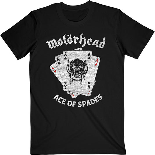 Motorhead Flat War Pig Aces Slim Fit T-shirt Front