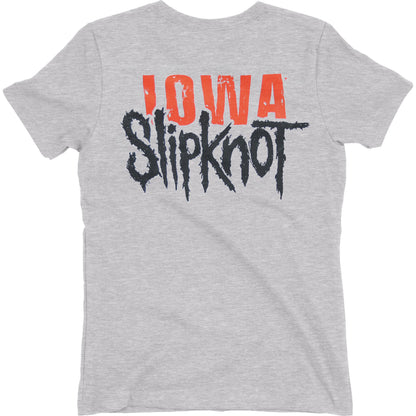 Slipknot Iowa Goat Shadow (Back Print) Ladies T-Shirt Junior Top Back