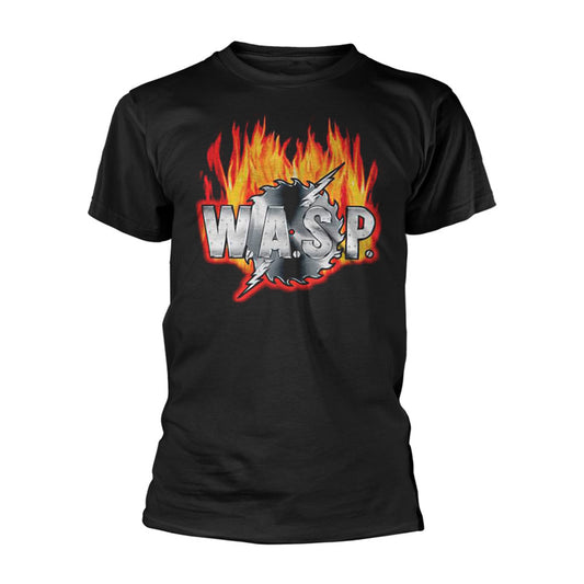 W.A.S.P. Sawblade Logo T-shirt Front