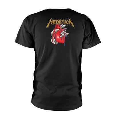 Metallica Heart Explosive T-shirt Back