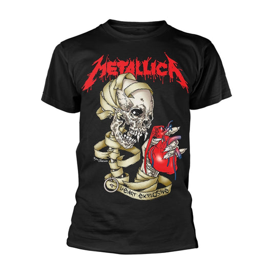 Metallica Heart Explosive T-shirt Front