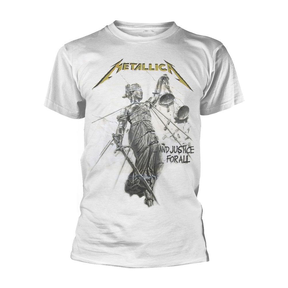 Metallica And Justice For All (white) T-shirt Front