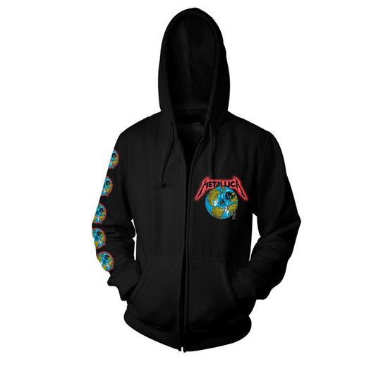 Metallica Executioner (the Unforgiven) Zippered Hooded Sweatshirt Front