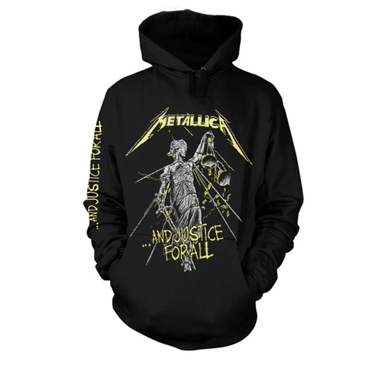 Metallica And Justice For All Tracks Hooded Sweatshirt Front