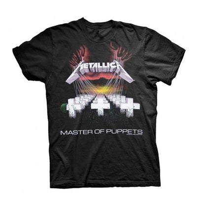 Metallica Master Of Puppets Tracks T-shirt Front