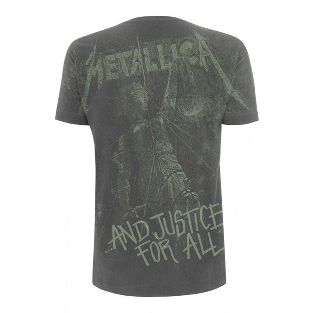 Metallica And Justice For All Neon (all Over) T-shirt Back