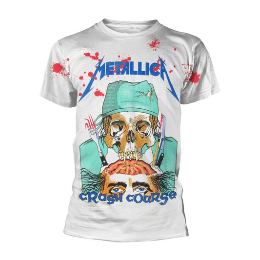 Metallica Crash Course In Brain Surgery (all Over) T-shirt Front