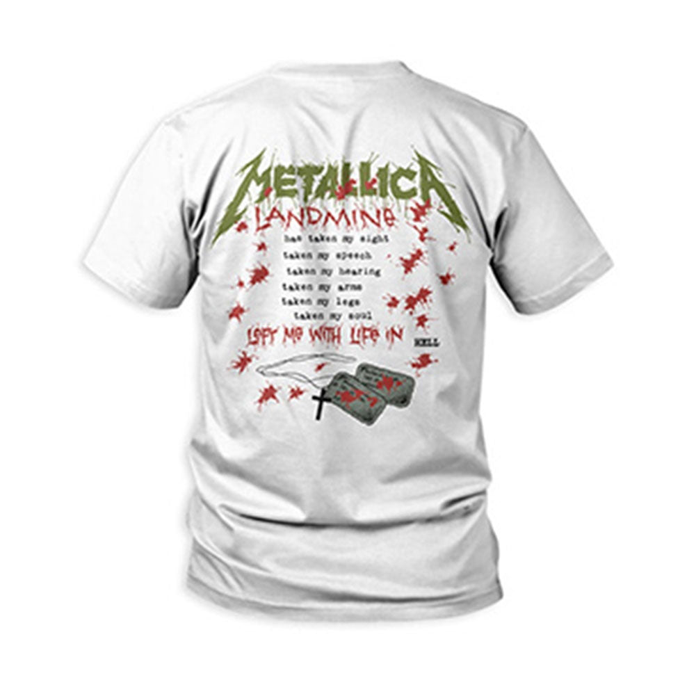 Metallica One Landmine T-shirt Back