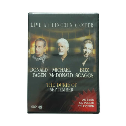 Boz Scaggs Live At Lincoln Center The Dukes Of September DVD Front