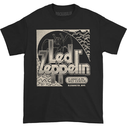Led Zeppelin Minnesota Event Black T (Rockabilia Exclusive) T-shirt Front