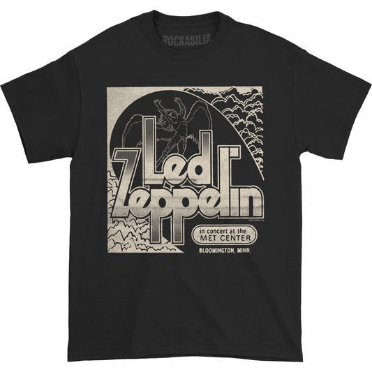 Led Zeppelin Minnesota Event Black T (Rockabilia Exclusive) T-shirt Front