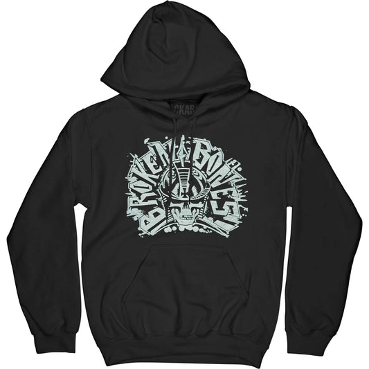 Broken Bones Classic Logo Hooded Sweatshirt Front