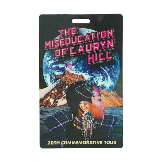 Lauryn Hill Laminated Backstage Pass Front