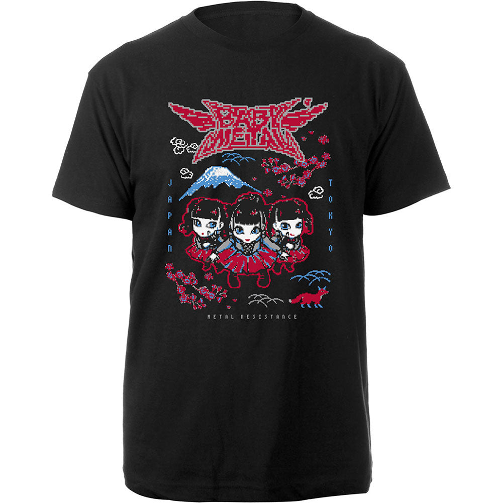 Babymetal Pixel Tokyo Slim Fit T-shirt Front