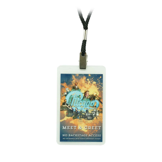Chicago Laminated Backstage Pass Front