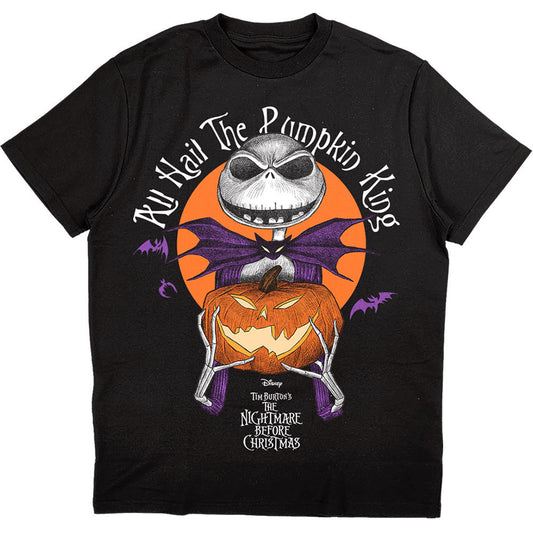 Nightmare Before Christmas All Hail the Pumpkin King Slim Fit T-shirt Front