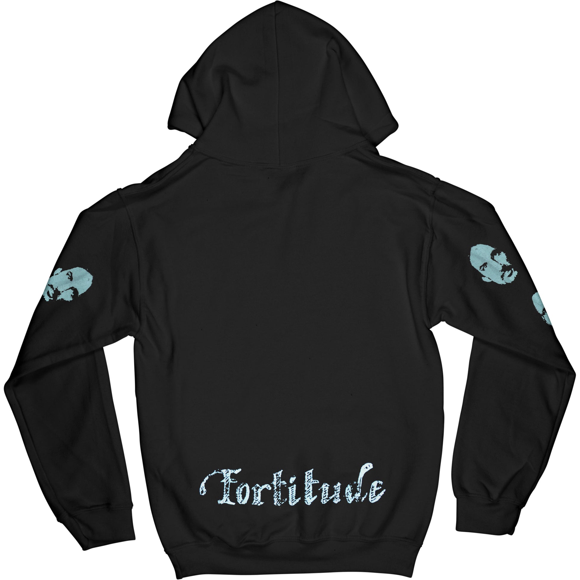 Gojira Fortitude Faces (Back & Arm Print) Hooded Sweatshirt Back
