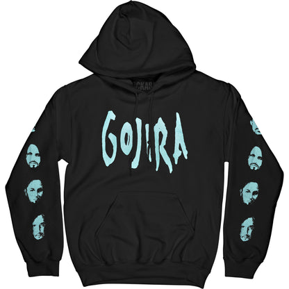 Gojira Fortitude Faces (Back & Arm Print) Hooded Sweatshirt Front