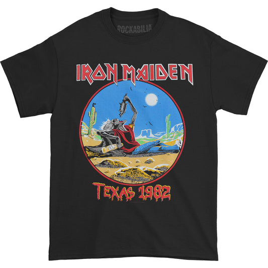 Iron Maiden The Beast Tames Texas (Back Print) Slim Fit T-shirt Front