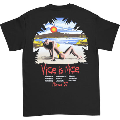 Iron Maiden Vice Is Nice (Back Print) Slim Fit T-shirt Back