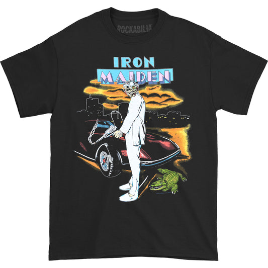 Iron Maiden Vice Is Nice (Back Print) Slim Fit T-shirt Front
