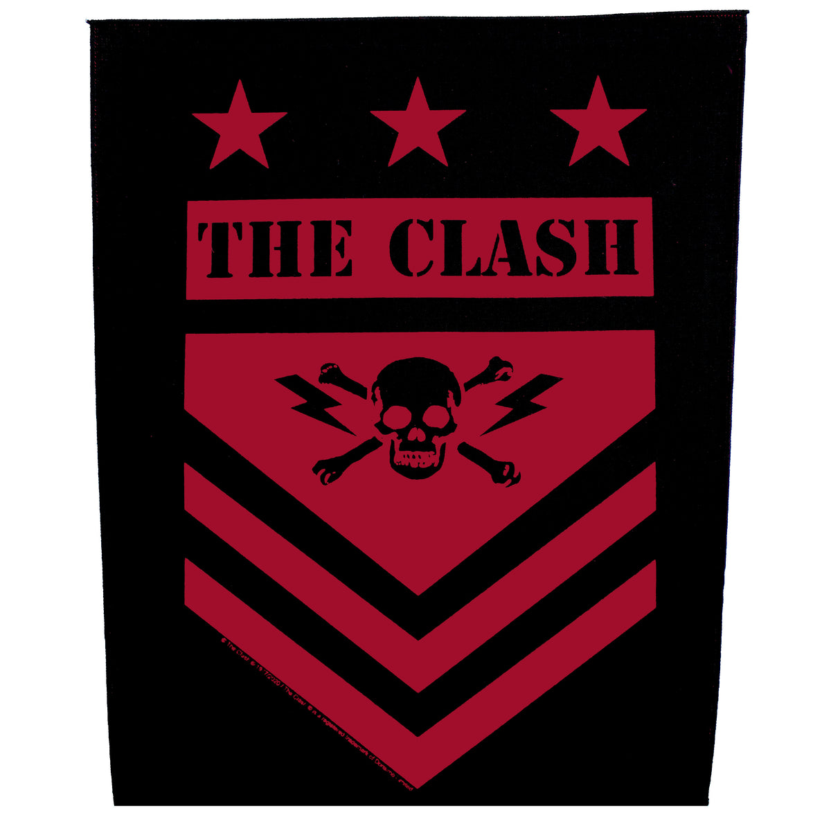 Clash Military Shield Back Patch Front