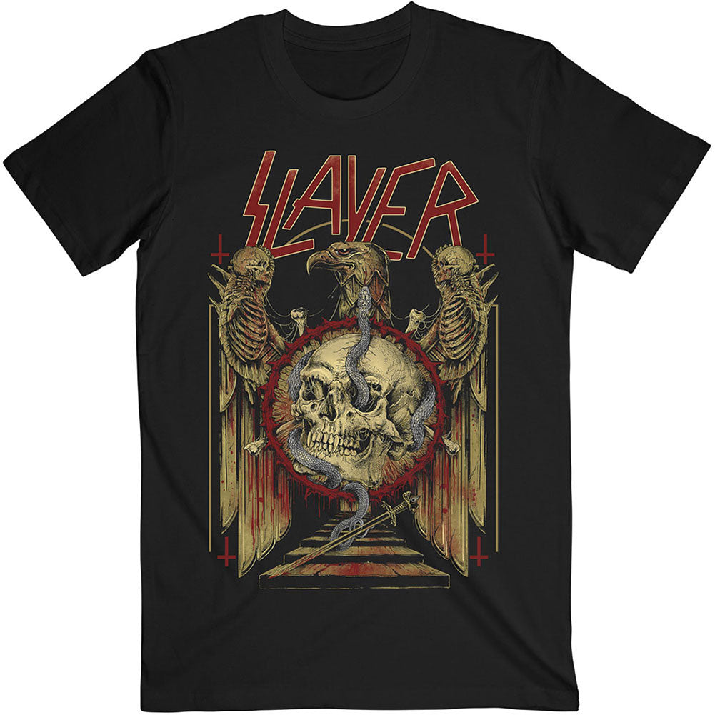 Slayer Eagle & Serpent Slim Fit T-shirt Front