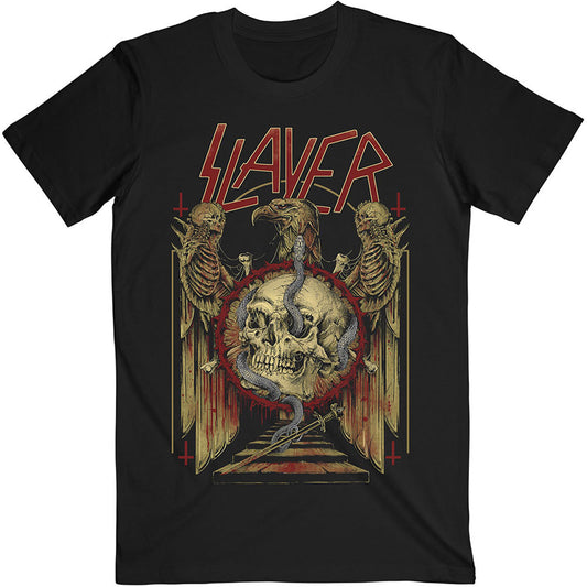 Slayer Eagle & Serpent Slim Fit T-shirt Front