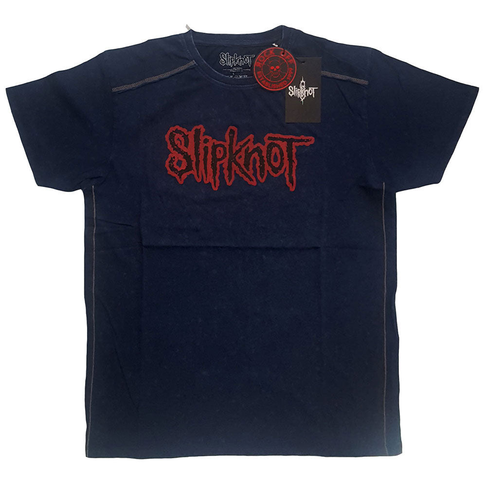 Slipknot Logo Snow Wash T-Shirt Vintage T-shirt Front