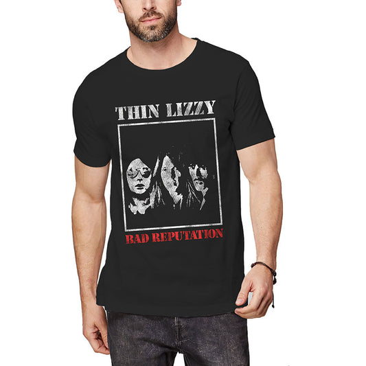 Thin Lizzy Bad Reputation Slim Fit T-shirt Front