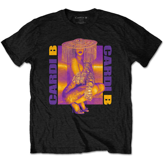 Cardi B Squat Slim Fit T-shirt Front