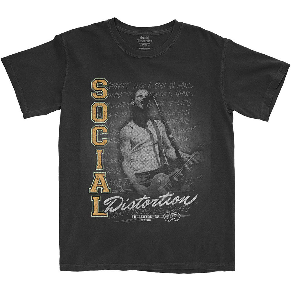 Social Distortion Athletics Slim Fit T-shirt Front