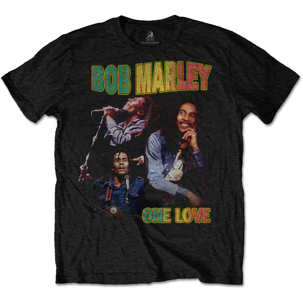 Bob Marley One Love Homage Slim Fit T-shirt Front