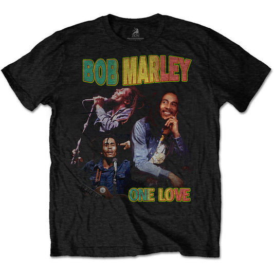 Bob Marley One Love Homage Slim Fit T-shirt Front